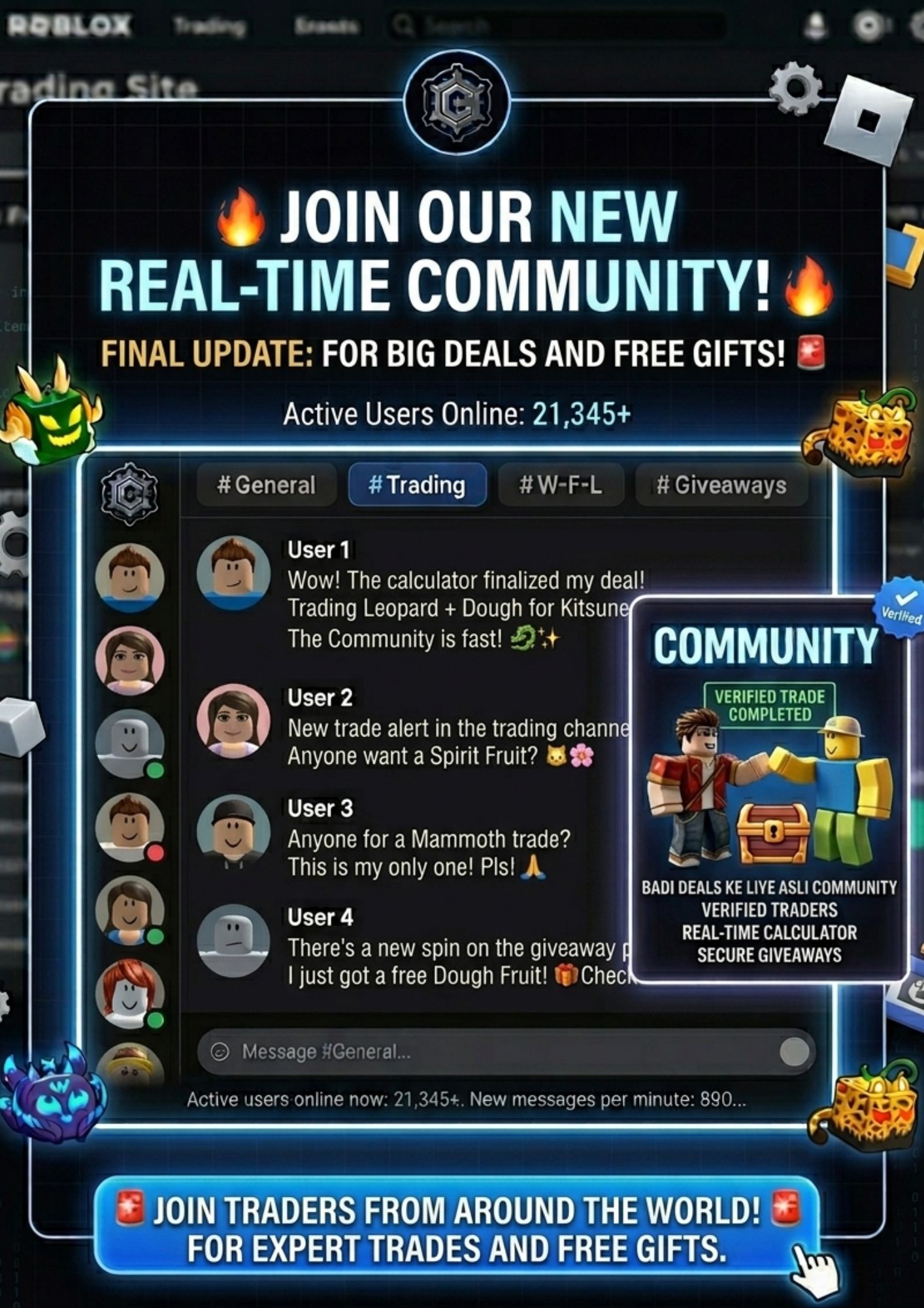 Blox Fruit Valuable Community Ad